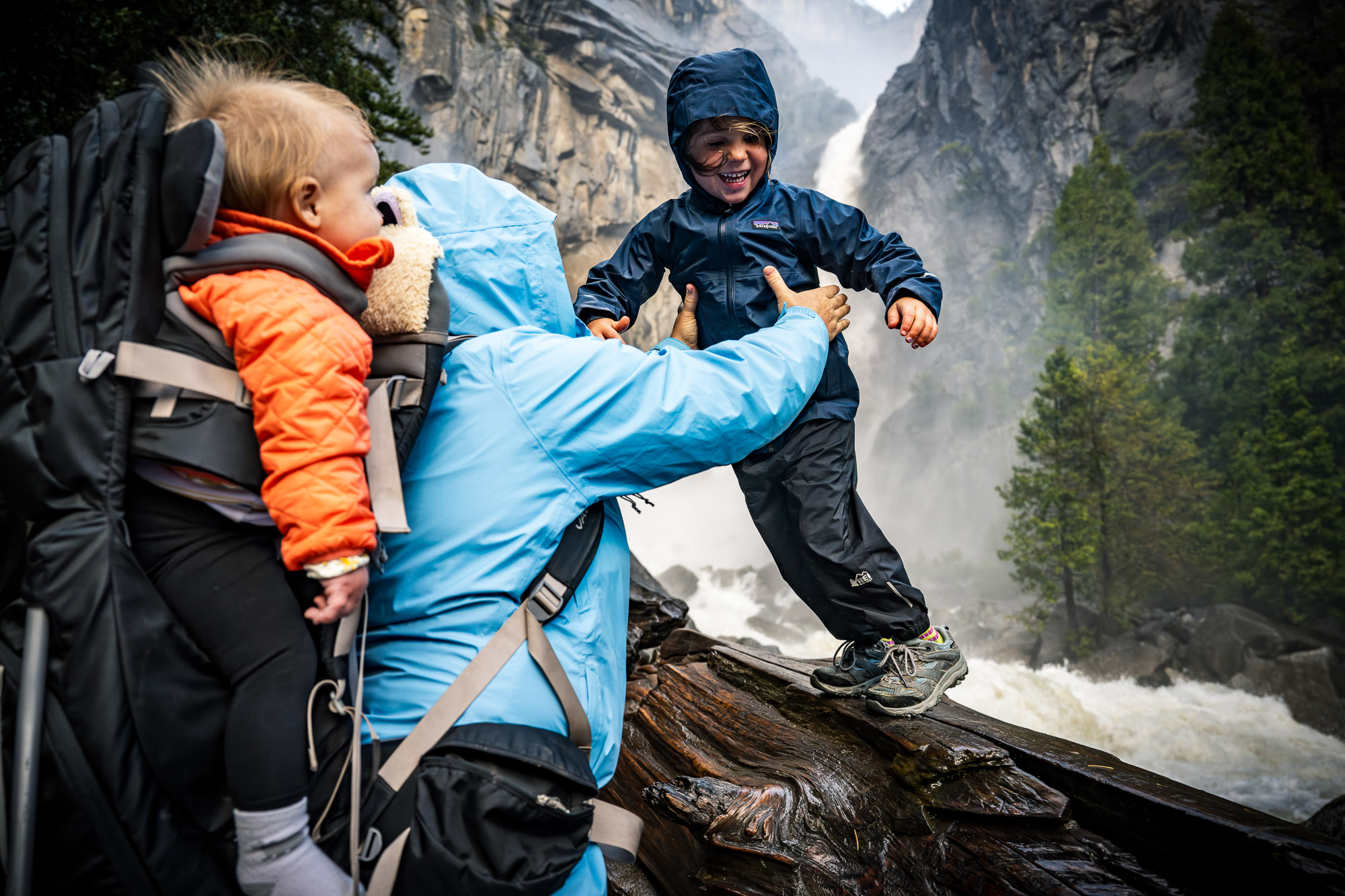 Alex Buisse travelled with his children to Yosemite.