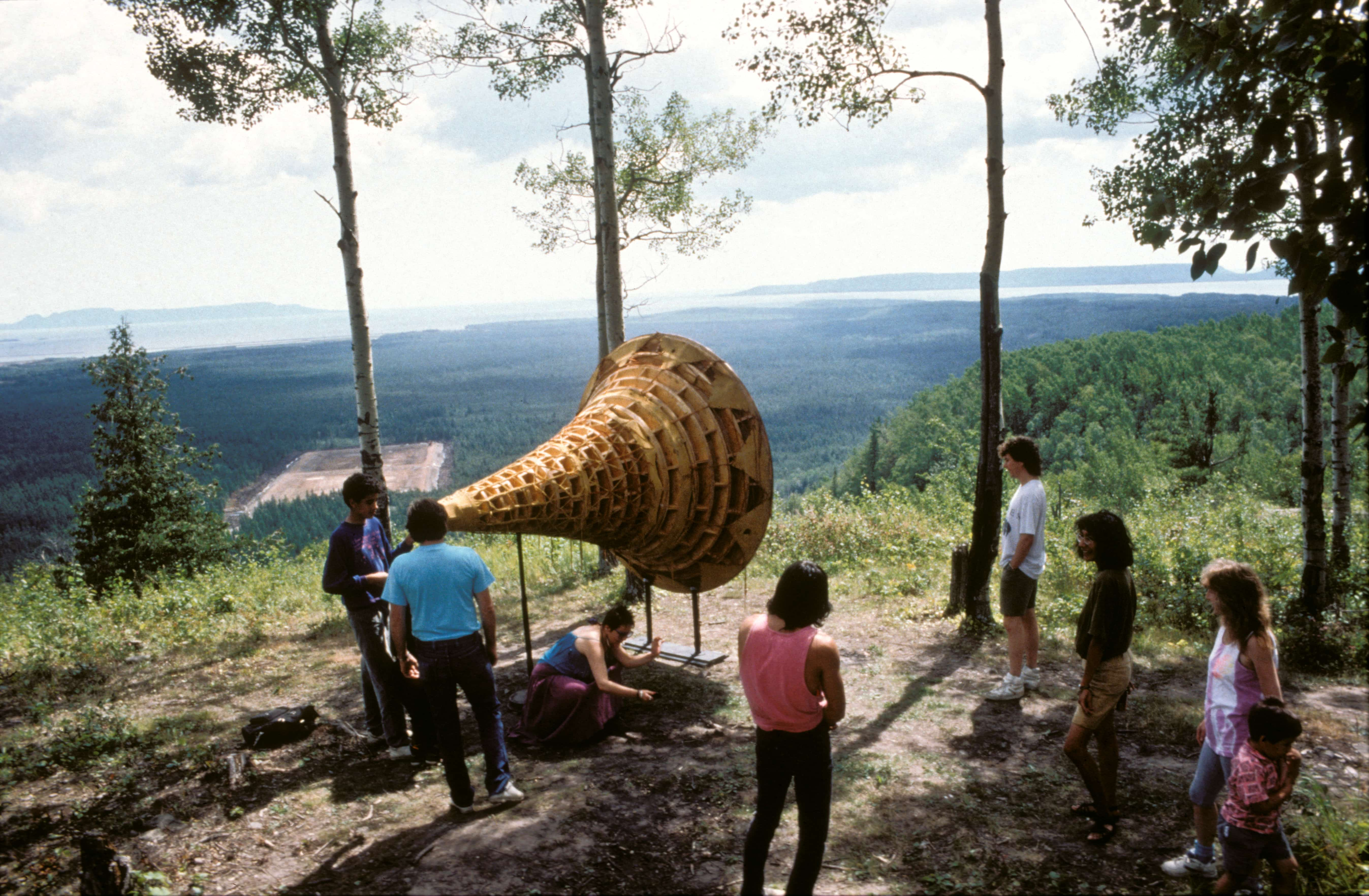 Rebecca Belmore, ;Ayum-ee-aawach Oomama-mowan: Speaking to Their Mother,' 1991.