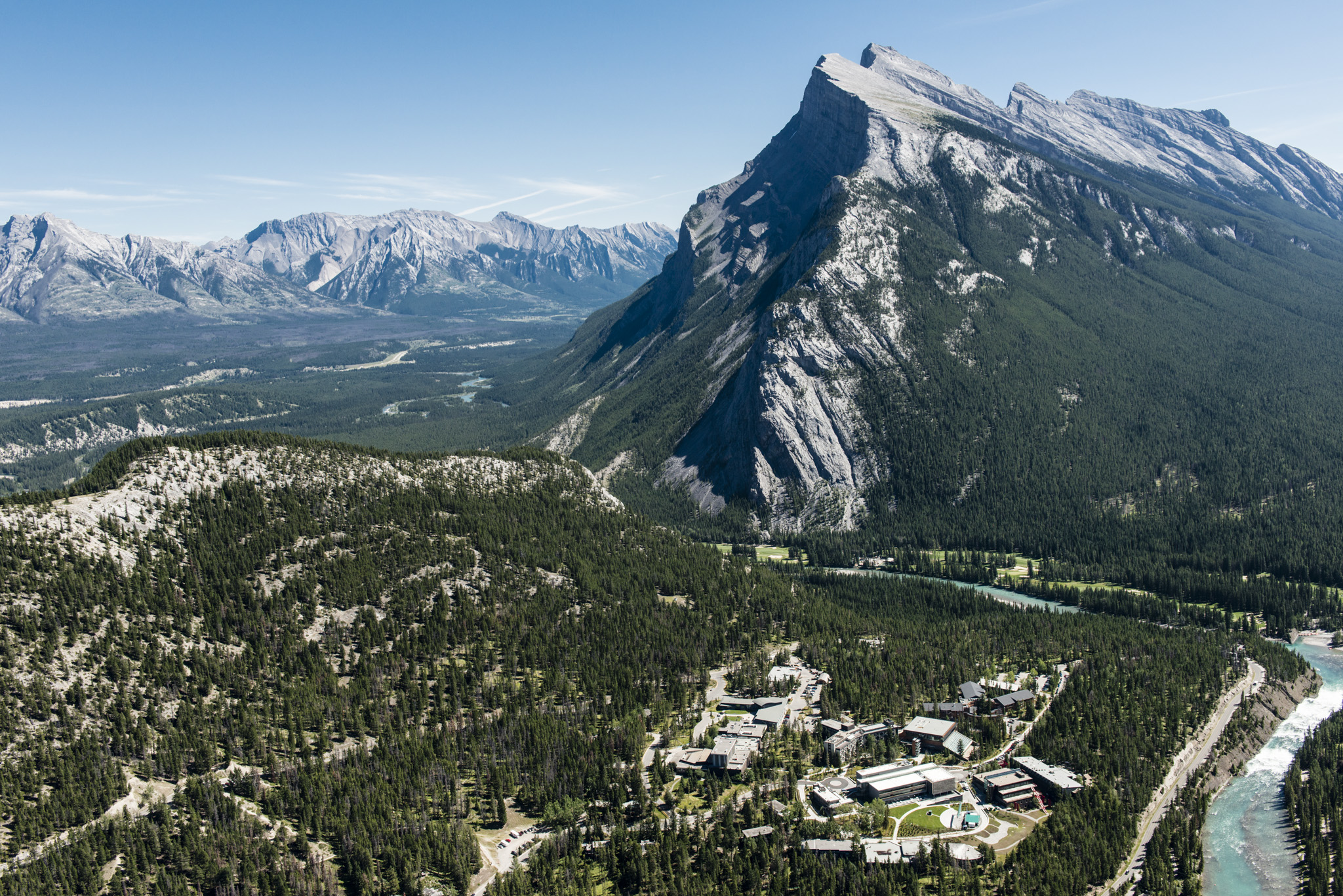 Aerial View of Banff Centre for Arts and Creativity