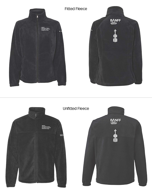 BISQC fleece jacket comes in two styles: fitted and unfitted