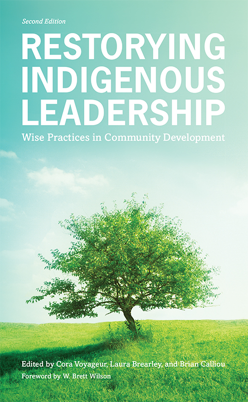 Book cover of Restorying Indigenous Leadership