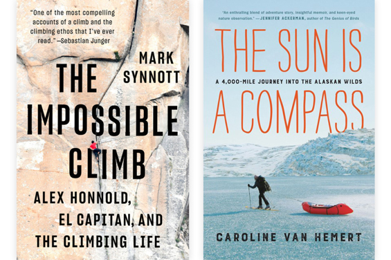 Mark Synnott and Caroline Van Hemert book covers