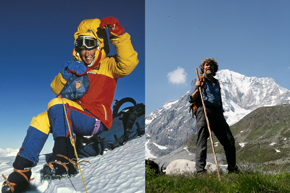 Image of Sharon Wood and Reinhold Messner