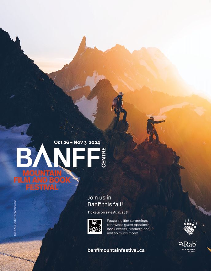 Banff Centre Mountain Film and Book Festival 2024, photo by Jordan Manoukian