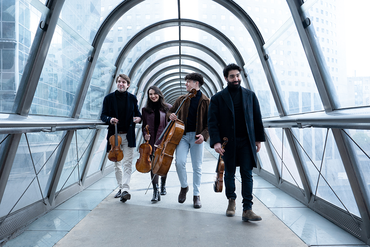 Quartet Elmire. Photo by Amaury Viduvier.