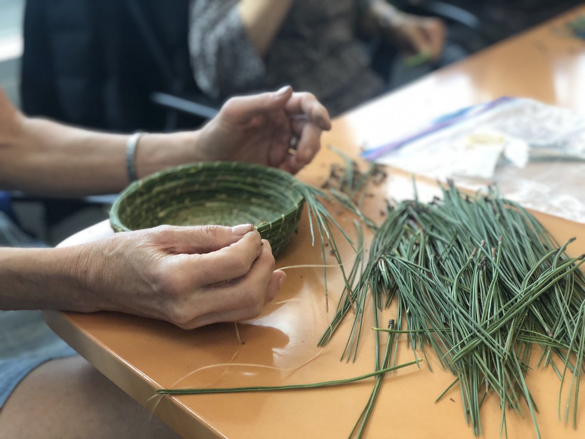 Drawn to Nature, craft of basket workshop