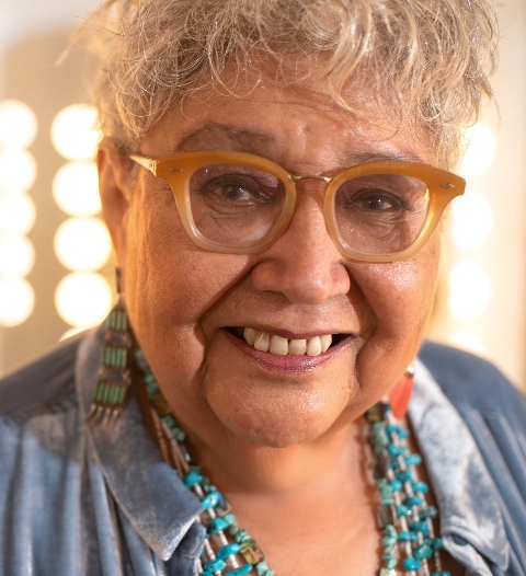 Muriel Miguel, Decolonizing the Narrative Conversation Series, photo by Shawn McPherson
