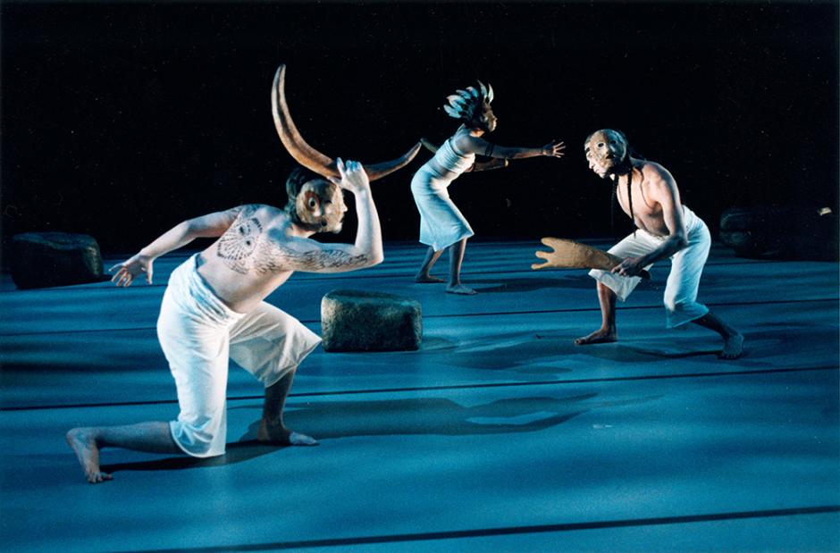 Image: Feliks Kappi, Cherith Mark, and Sidd Bobb in Alejandro Ronceria's Light and Shadow.