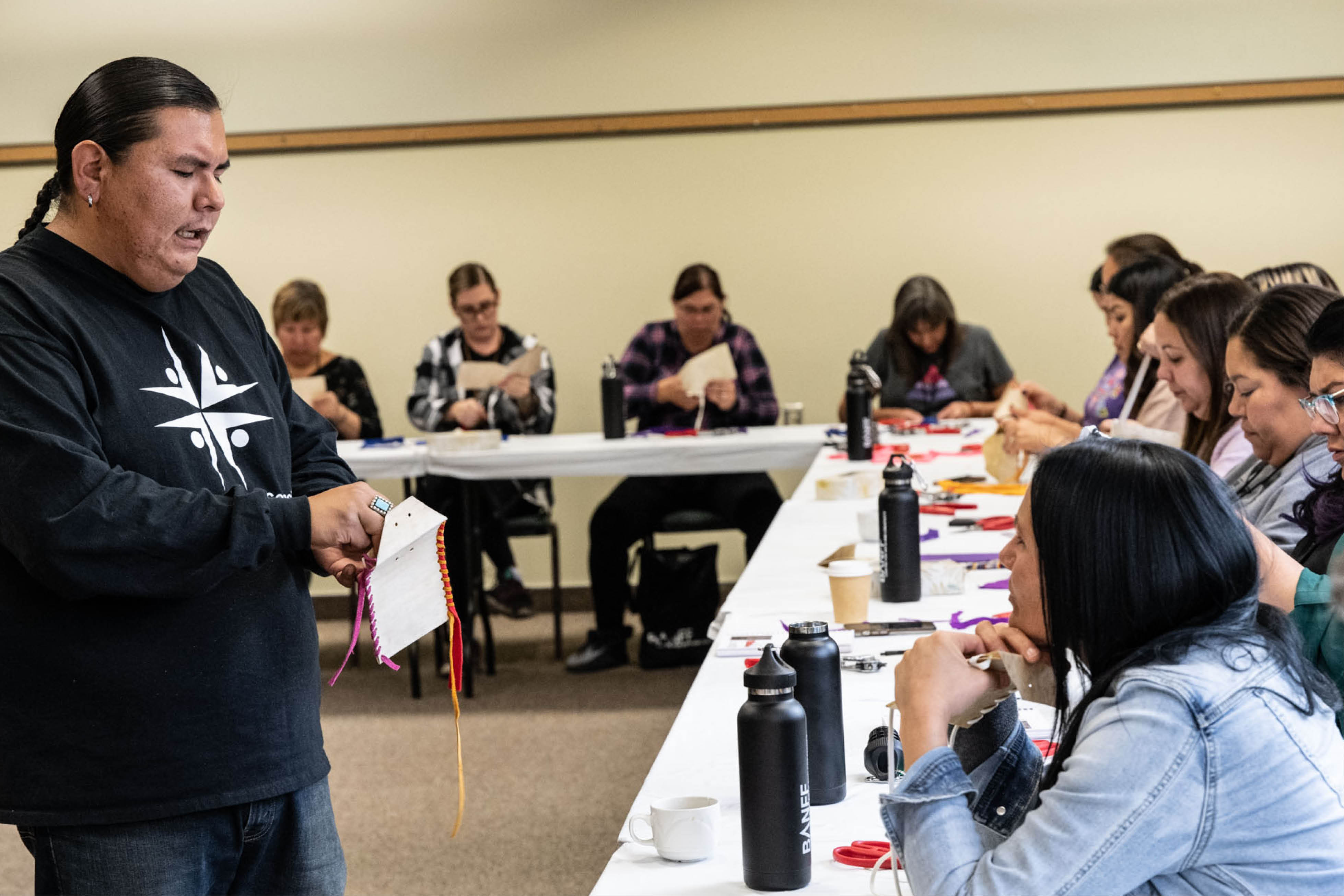 Participants in an Indigenous Leadership course at Banff Centre