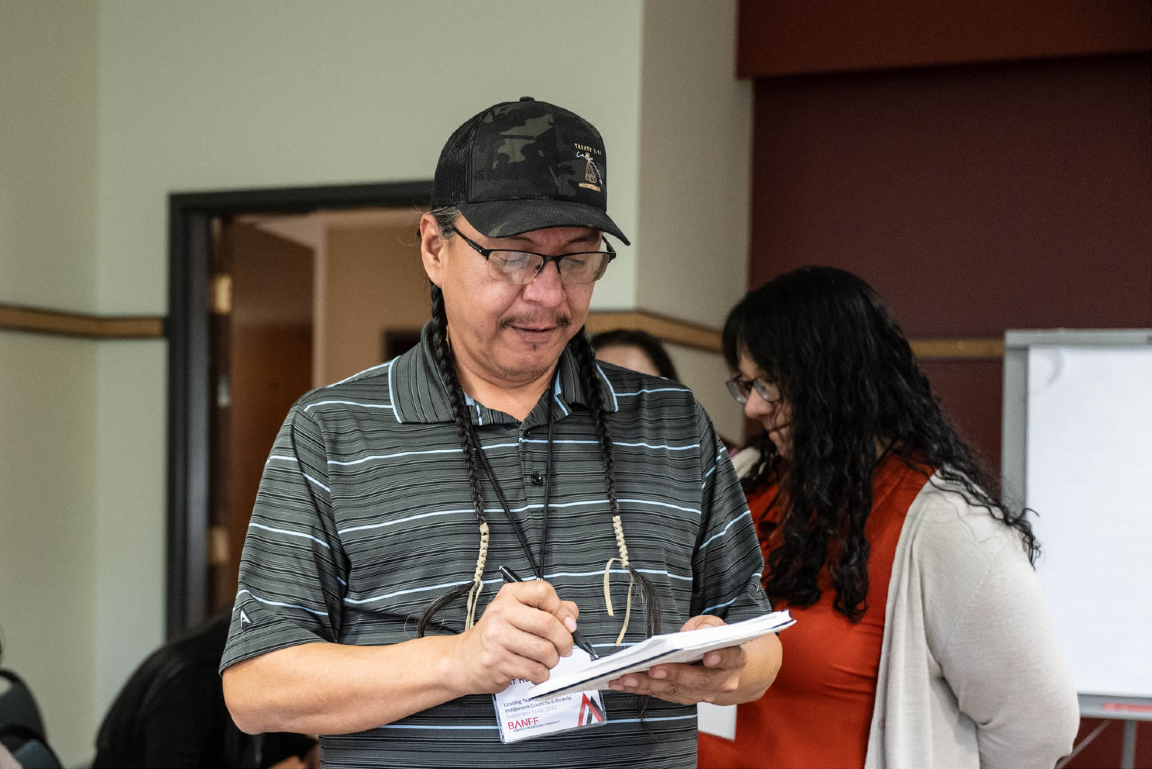 Participants in an Indigenous Leadership course at Banff Centre