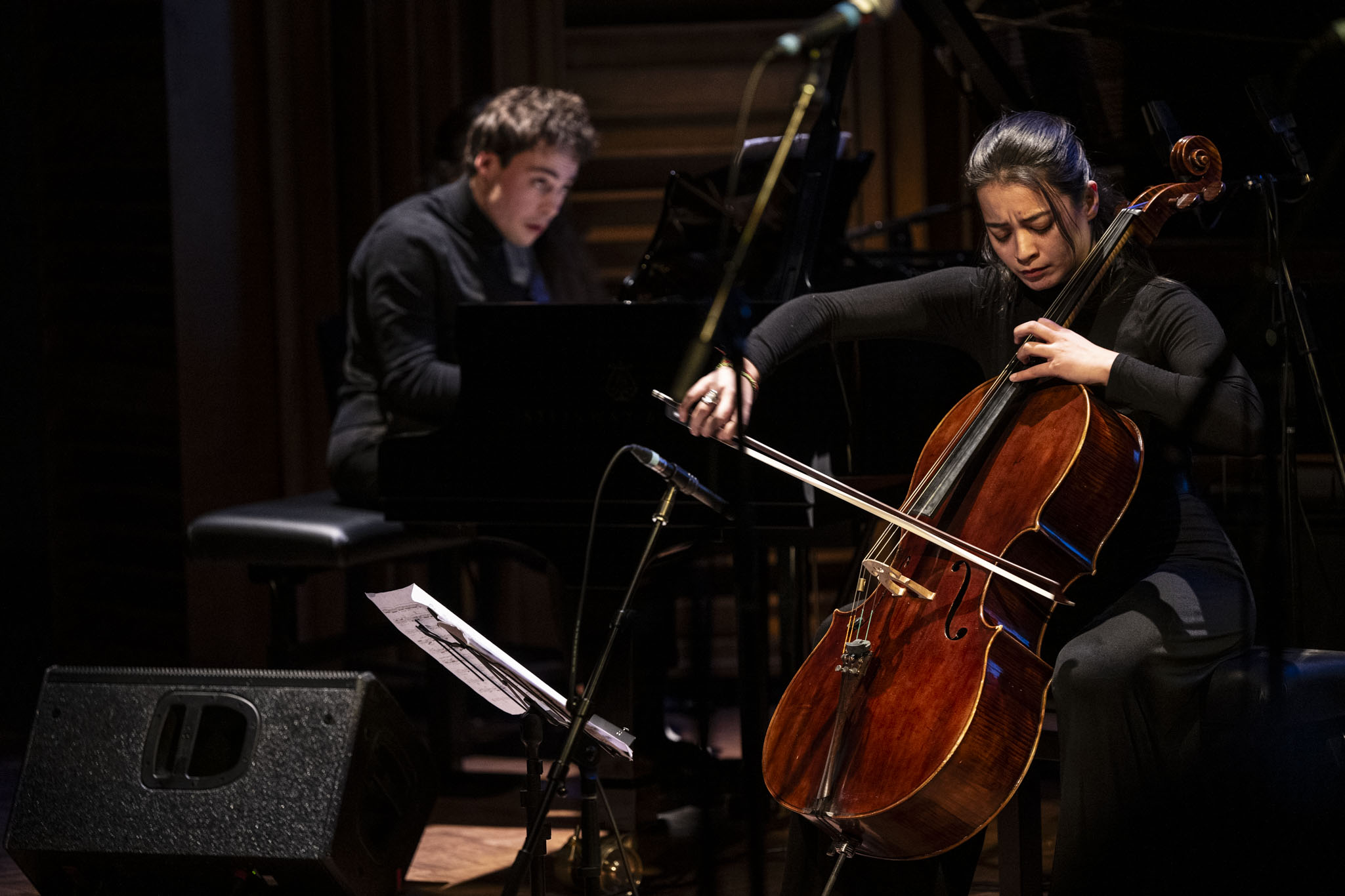 Image of Martin Beau (piano) & Maïa Zifaras (cello). Photo by Rita Taylor.