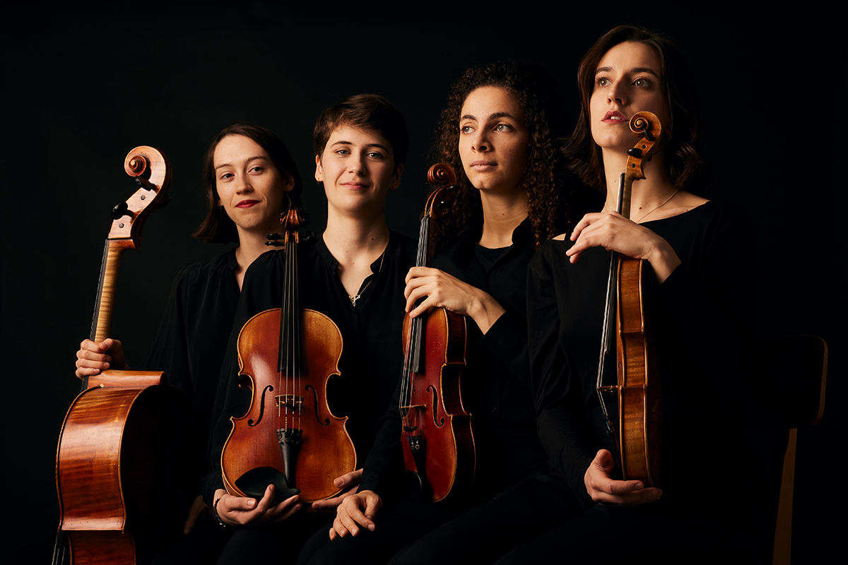 Quatuor Magenta. Photo by Photomorty.
