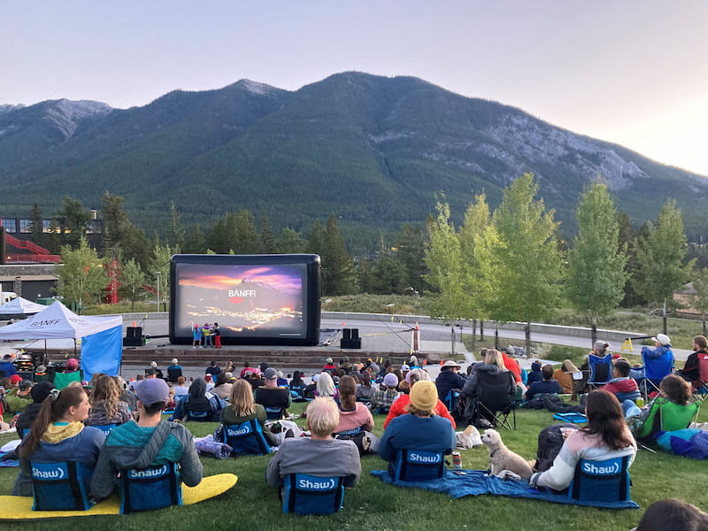 Image of Banff Centre Mountain Film and Book Festival and World Tour Outdoor Community Screening