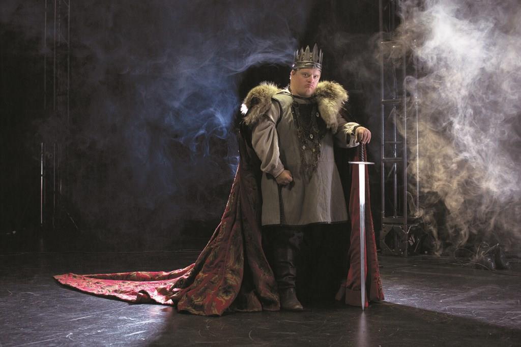 Niall McNeil as King Arthur at Banff Centre