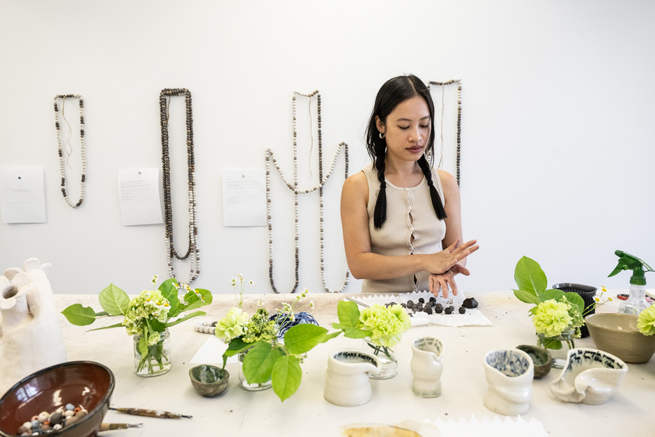 Thao Nguyen, Get LIT! Language, Image, Text, Banff Centre 2024. Photo by Rita Taylor. 