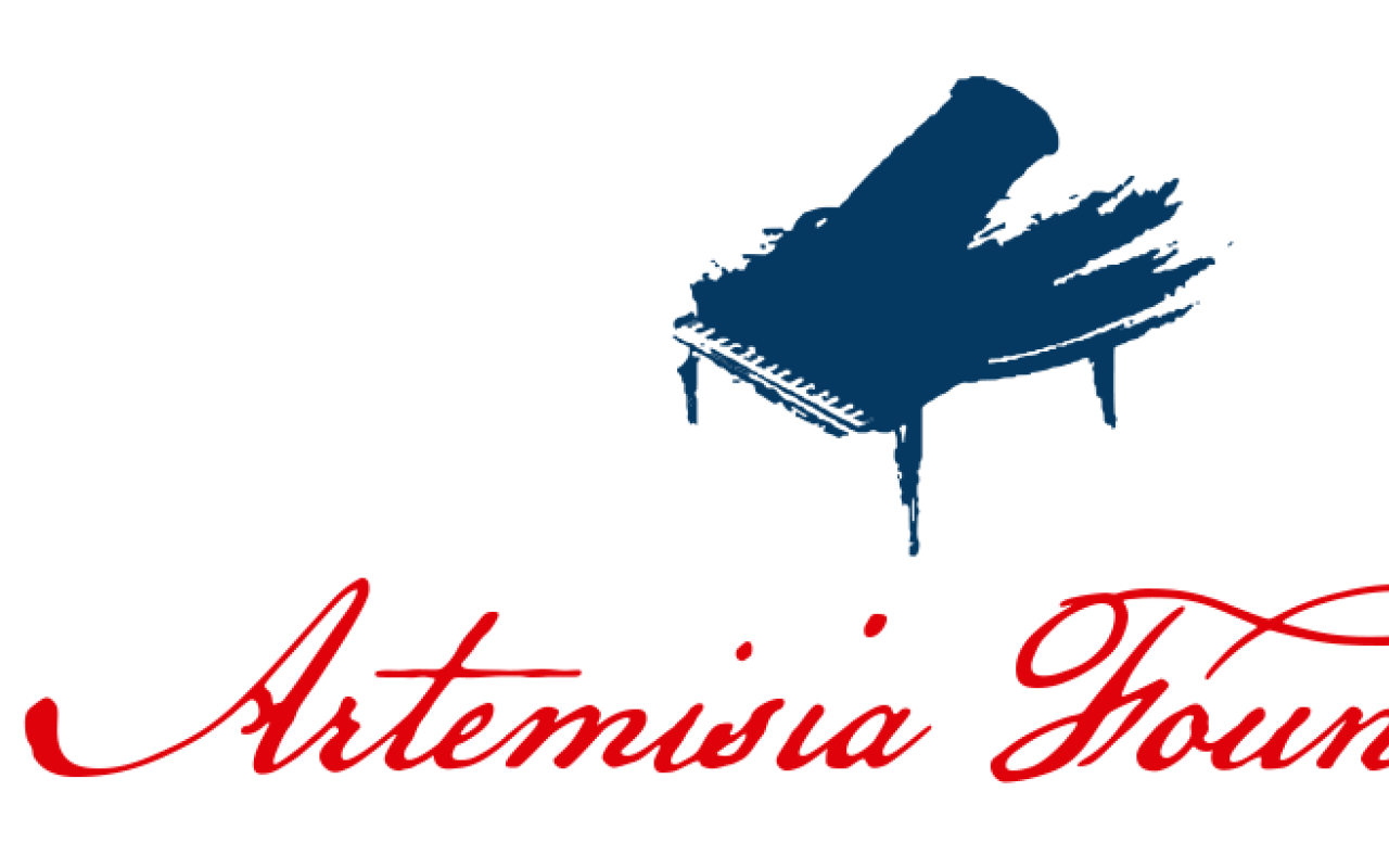 Artemesian Foundation logo featuring stylised piano