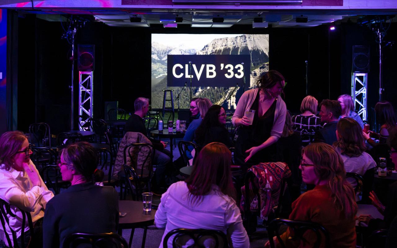 CLVB '33 Stage leading up to a show