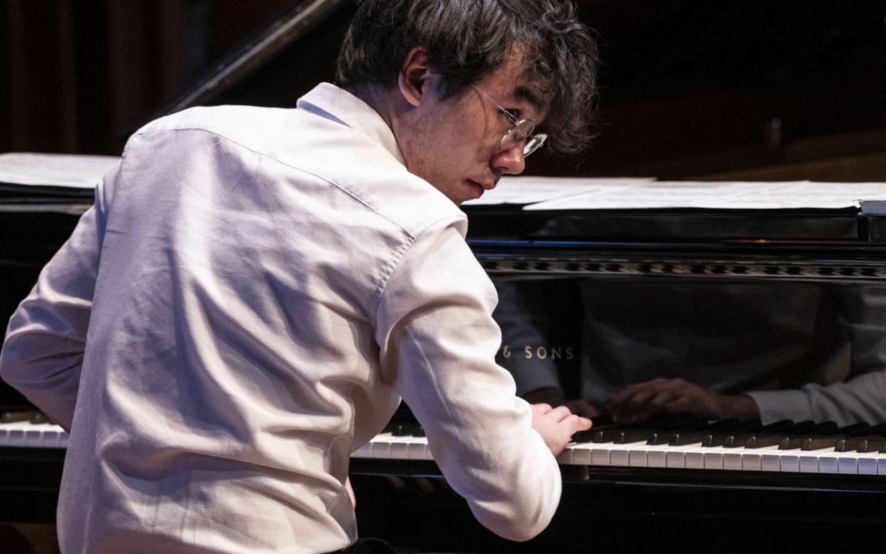 Oscar Nguyen of the Faust Trio