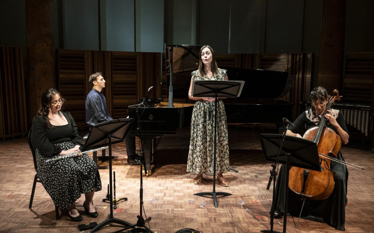Chamber Music Musicians playing on stage 