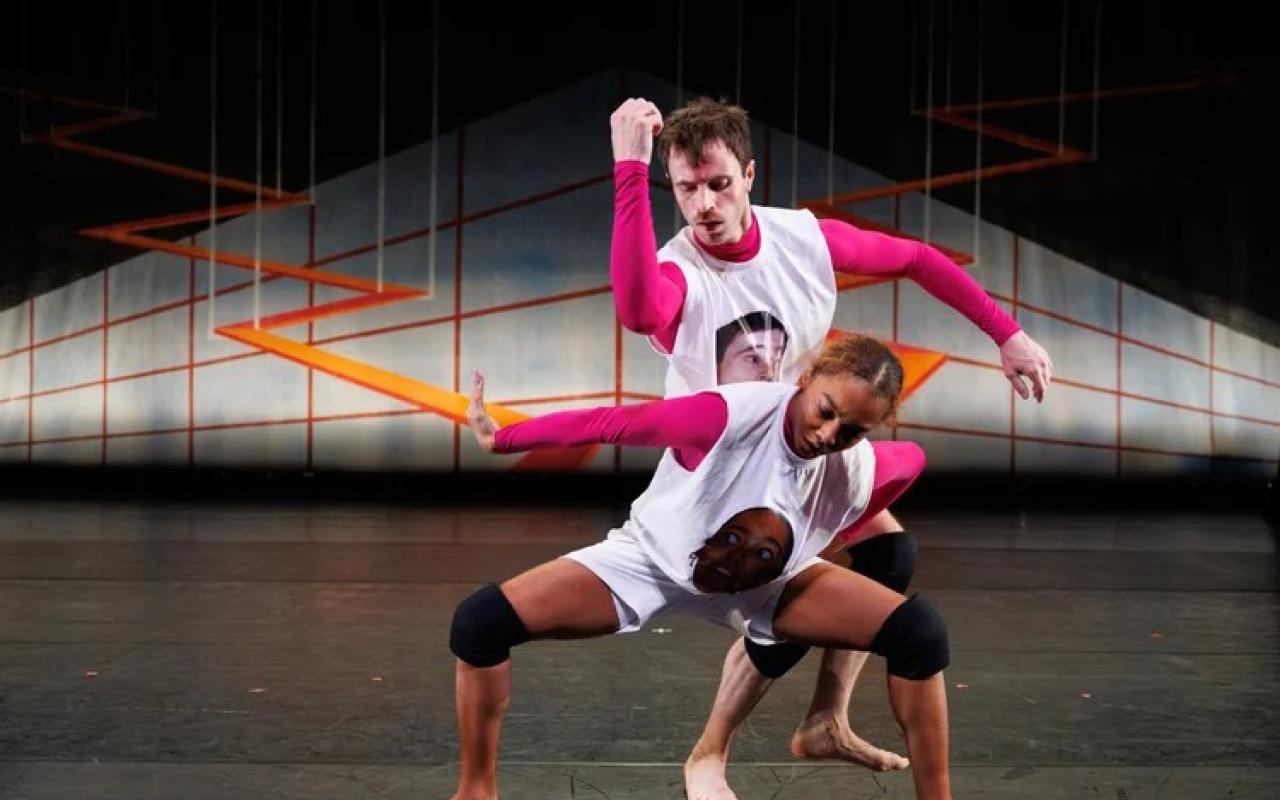 Dancers performing on stage