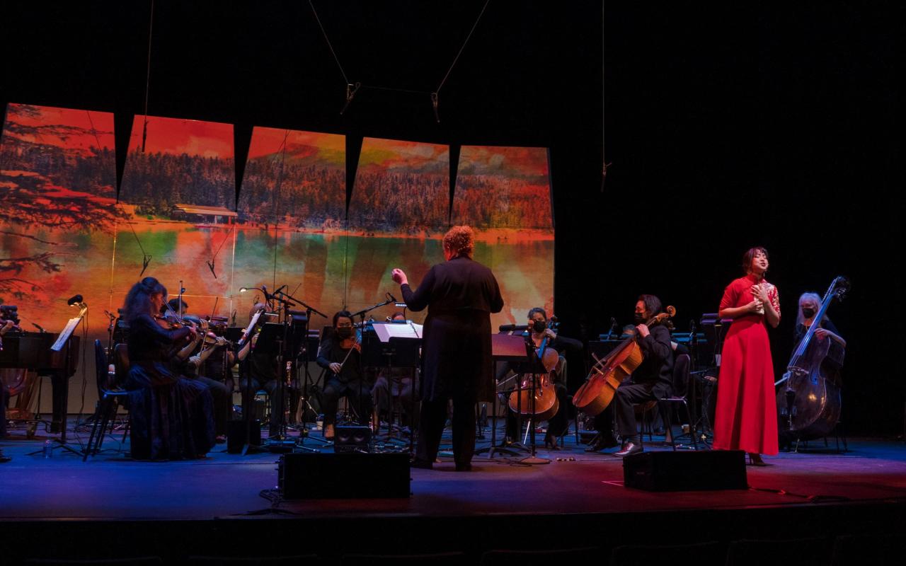 Photo taken from dress rehearsal of Opera Through The Ages