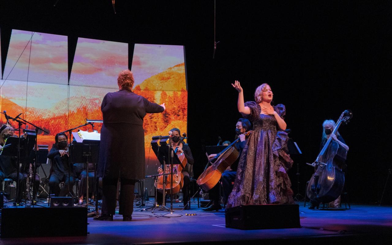 Photo taken from dress rehearsal of Opera Through The Ages