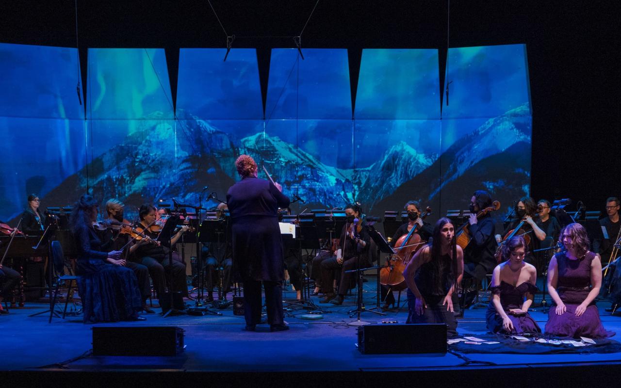 Photo taken from dress rehearsal of Opera Through The Ages