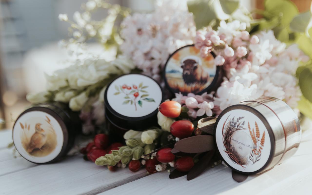Display of multiple skin products