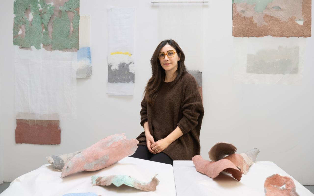 Parvin Hasanibesheli, Banff Artist in Residence Fall 2025, photo by Abigaile Edwards