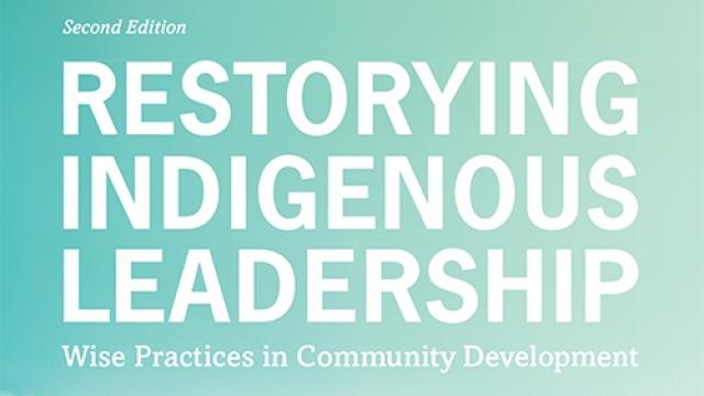 Book Cover, Restoring Indigenous Leadership