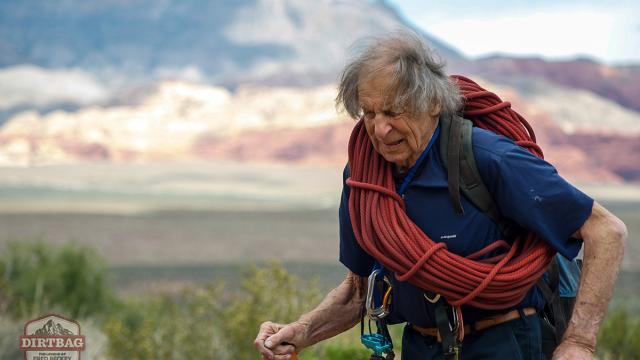 Image from the film Dirtbag: The Legend of Fred Beckey