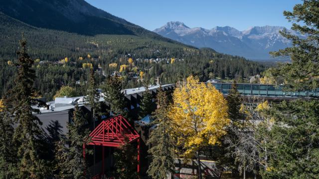 Banff Center campus in the fall