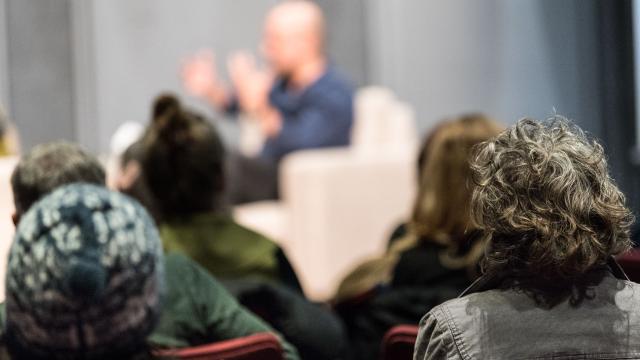 Literary Arts Talk at Banff Centre, photo by Donald Lee