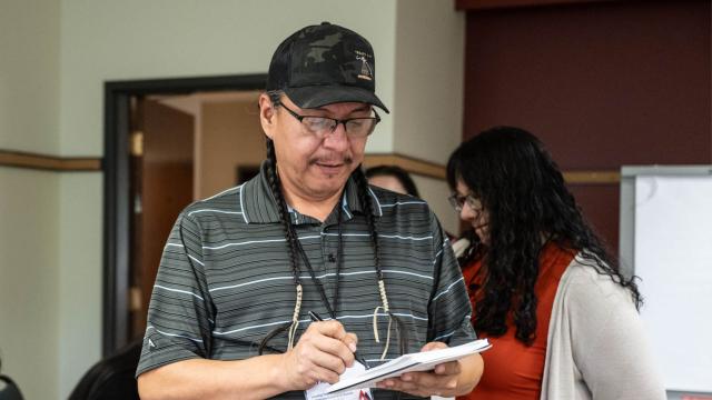 Participants in an Indigenous Leadership course at Banff Centre