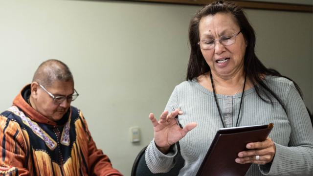 Participants in an Indigenous Leadership course at Banff Centre