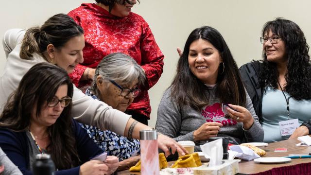 Participants in an Indigenous Leadership course at Banff Centre