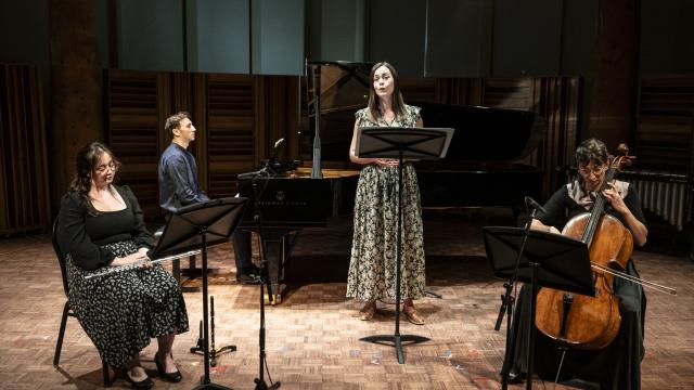 Chamber Music Musicians playing on stage 