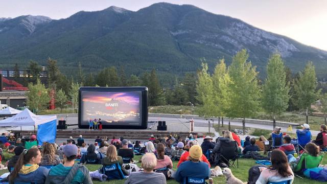 Image of Banff Centre Mountain Film and Book Festival and World Tour Outdoor Community Screening