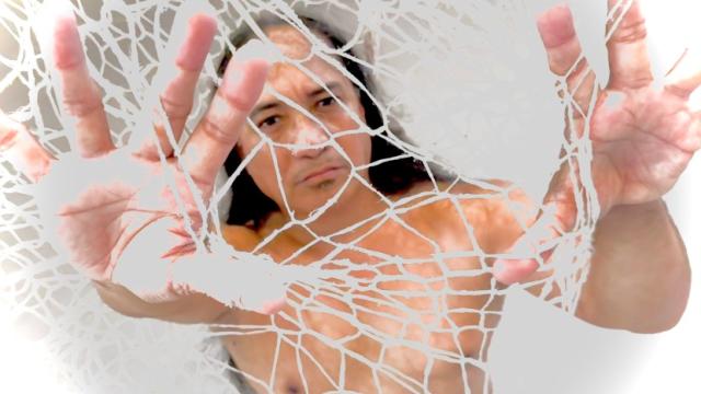 Still from Waihona Kino (Body Archive) featuring (Tau) Peter Rockford Espiritu 