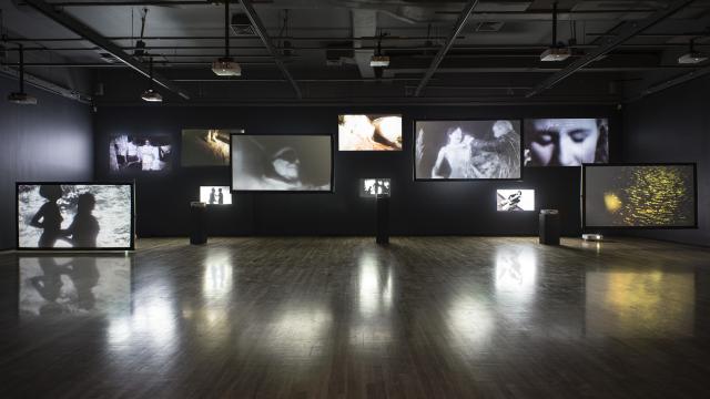 Guy Maddin, installation view of Hauntings I (2010). Photo by Rita Taylor