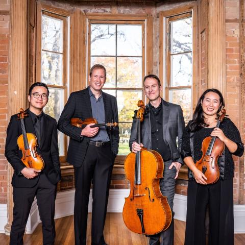 New Orford String Quartet, photo by Dahlia Katz