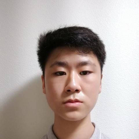 Man with short black hair wearing a light grey polo shirt looking directly at the camera