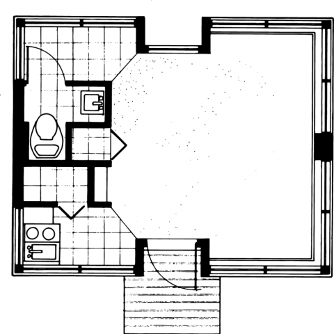 The Evamy Studio Floorplan