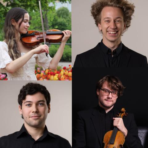 Members of Thunder Bay String Quartet